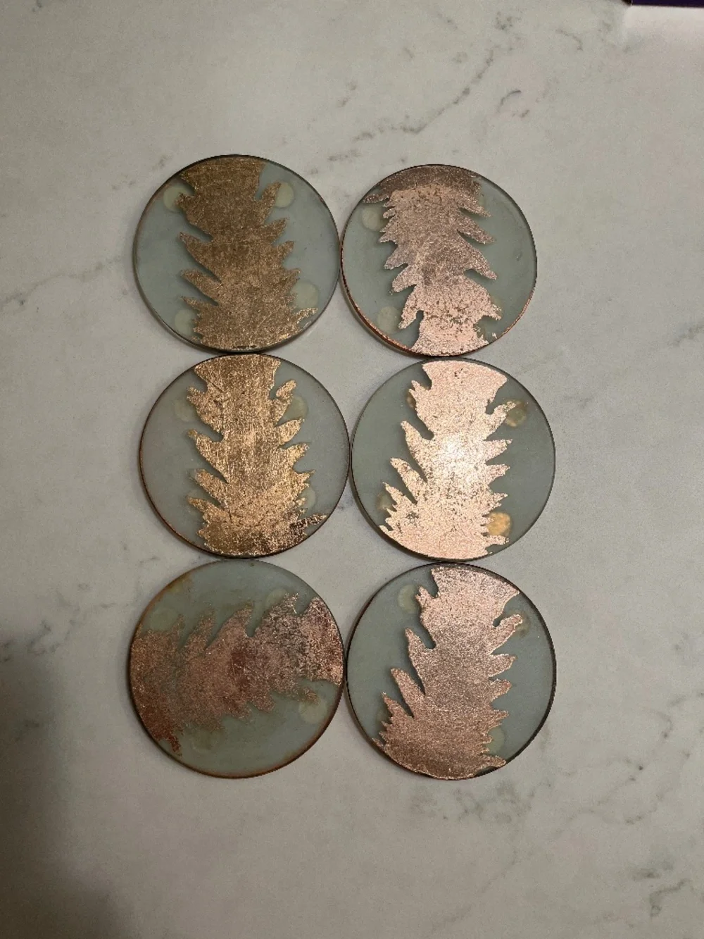 6 drink coasters